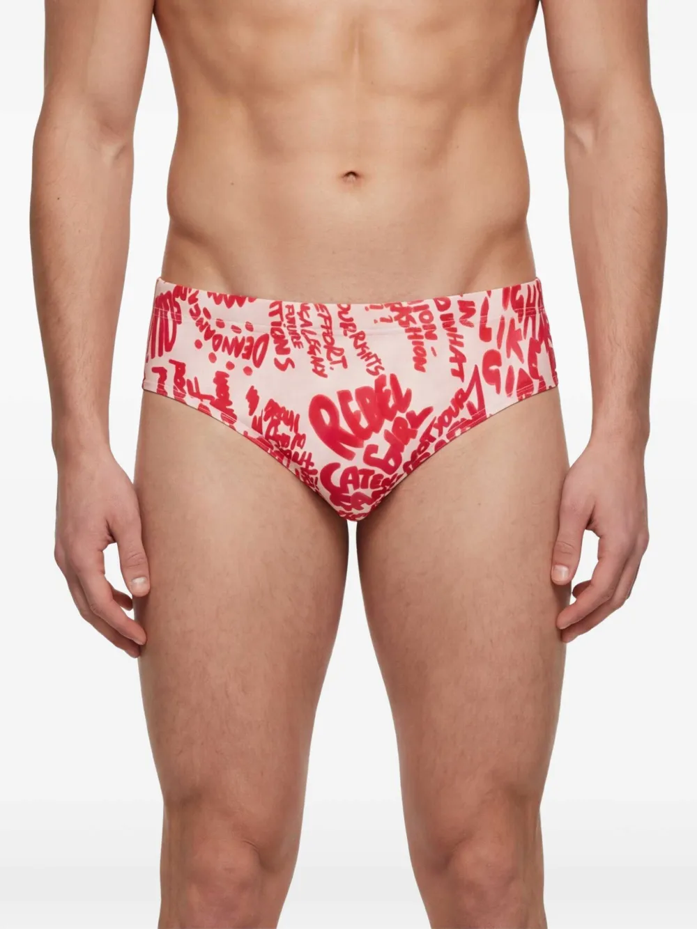 DSQUARED2 Zwembroek met print Beige