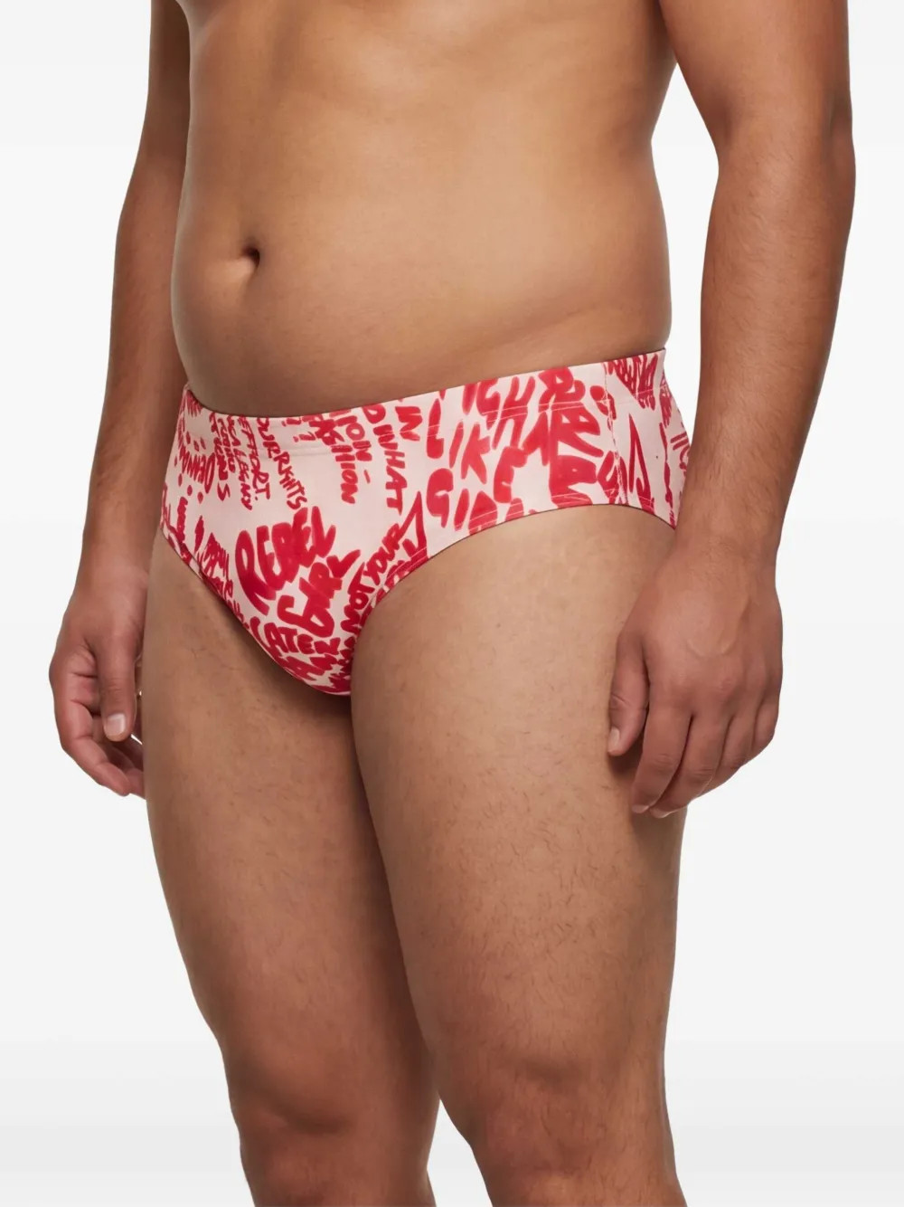 DSQUARED2 Zwembroek met print Beige