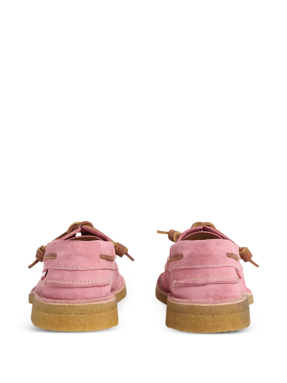 DSQUARED2 Neoklassieke bootschoenen met kant Roze