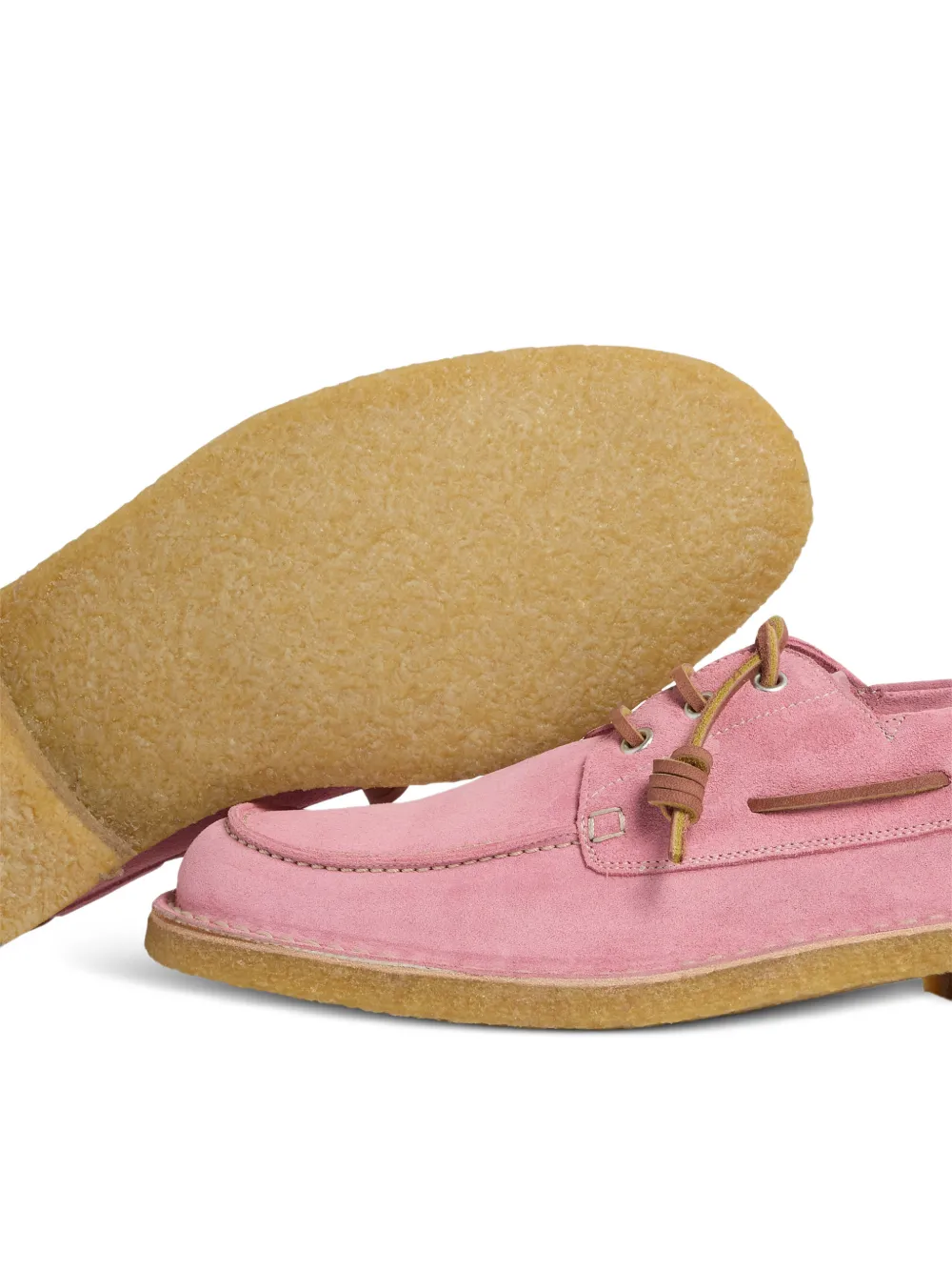DSQUARED2 Neoklassieke bootschoenen met kant Roze