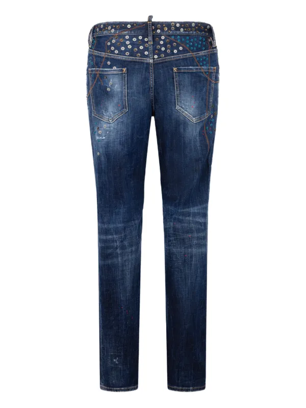 DSQUARED2 Dark Wash 642 Jeans | Blue | FARFETCH