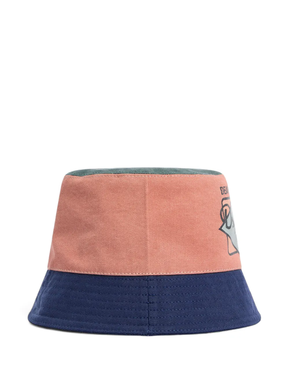 DSQUARED2 Vissershoed met patchwork Blauw