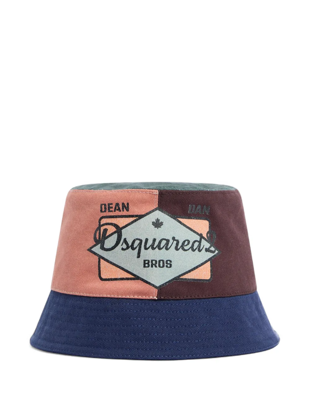 DSQUARED2 patchwork bucket hat | Blue | Image 1