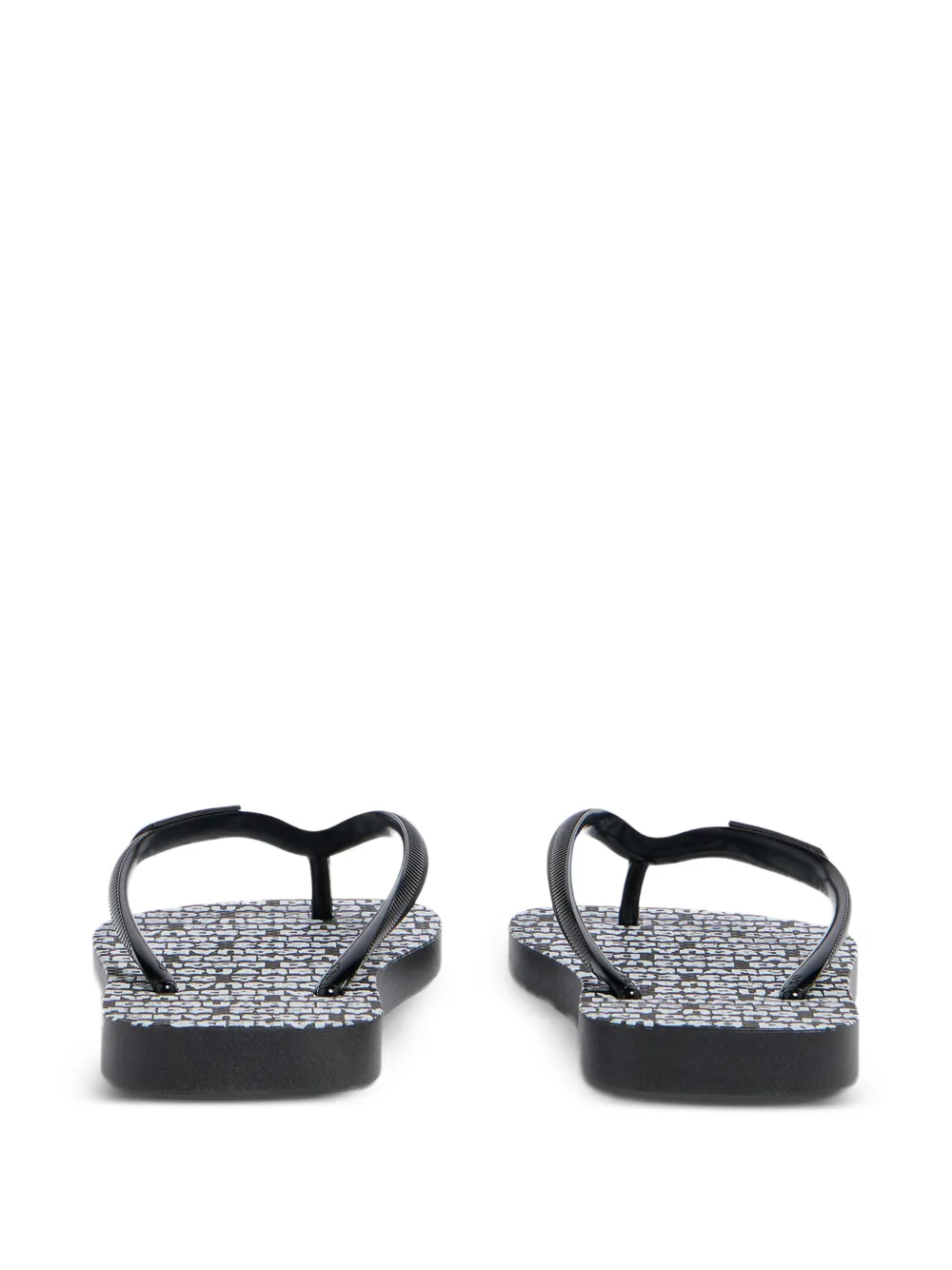 DSQUARED2 KIDS Badslippers met logodetail Zwart
