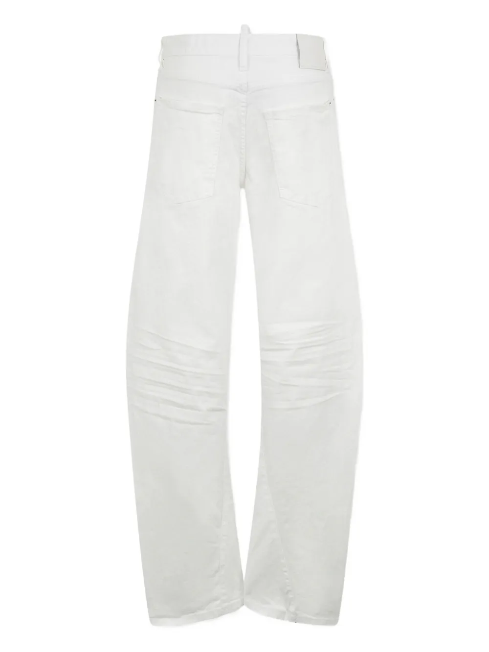 DSQUARED2 Twst ruimvallende jeans met geverfd effect Wit