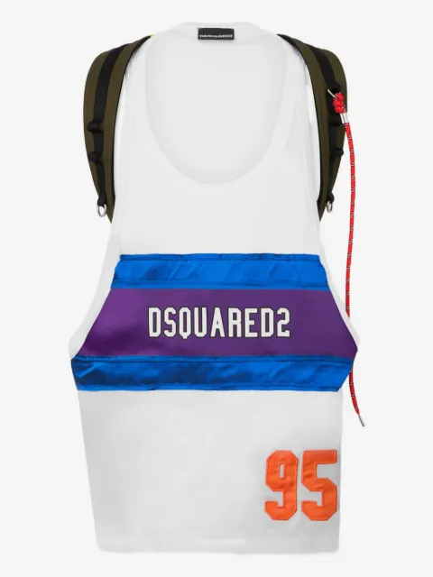 DSQUARED2 camiseta con detalle de tiras