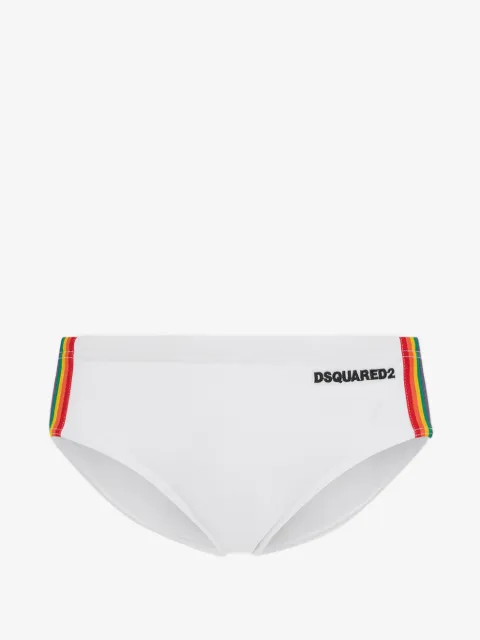 DSQUARED2 Badehose mit Streifendetail