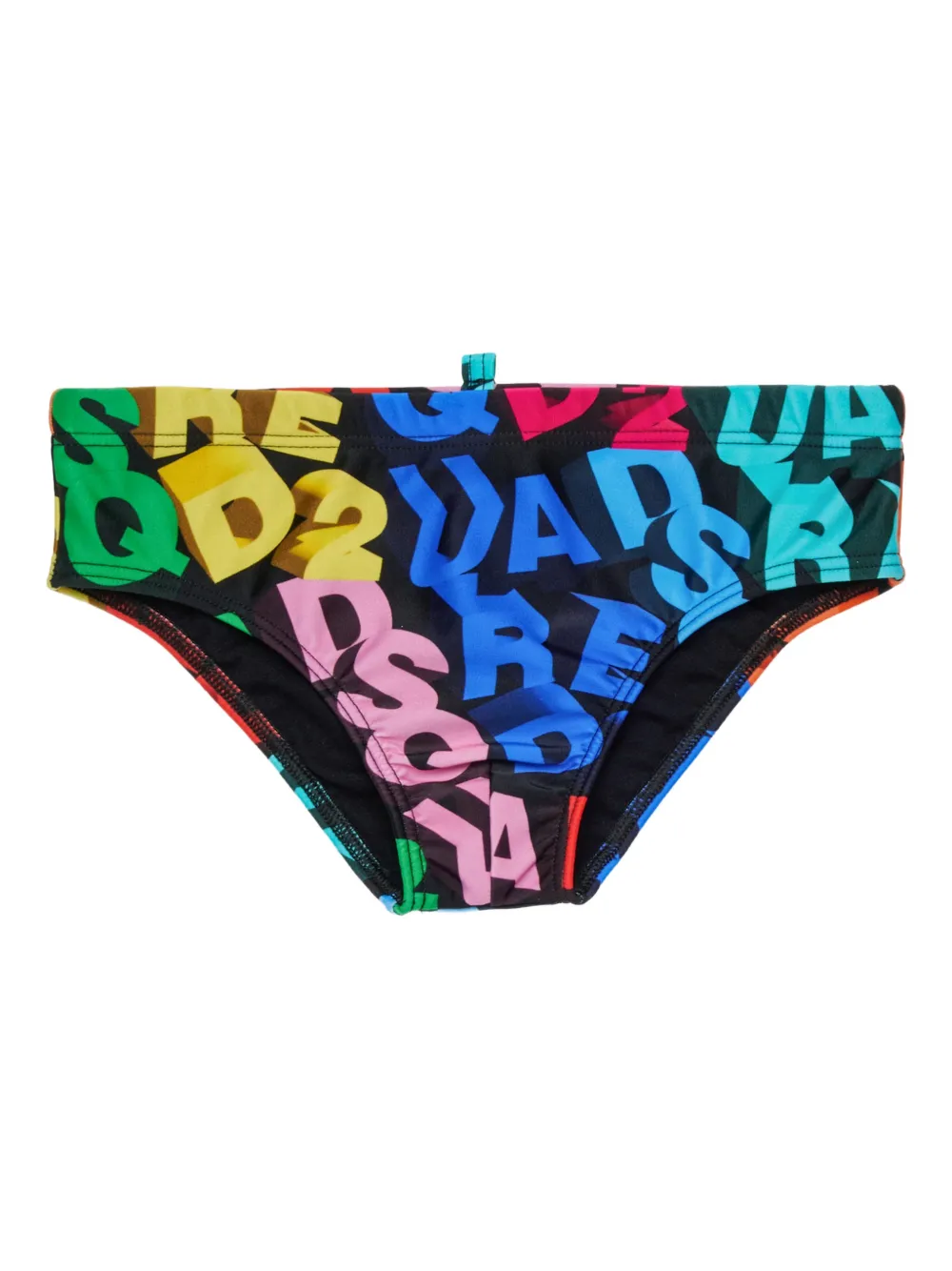 DSQUARED2 KIDS Costume da bagno con stampa - Nero