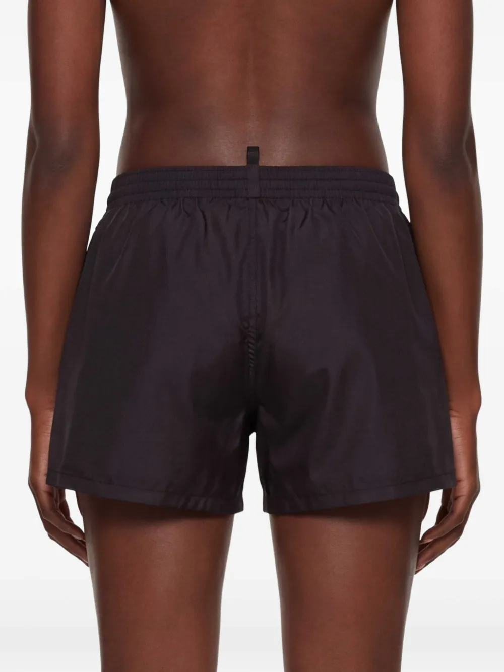 DSQUARED2 midi-zwembroek met logo Zwart