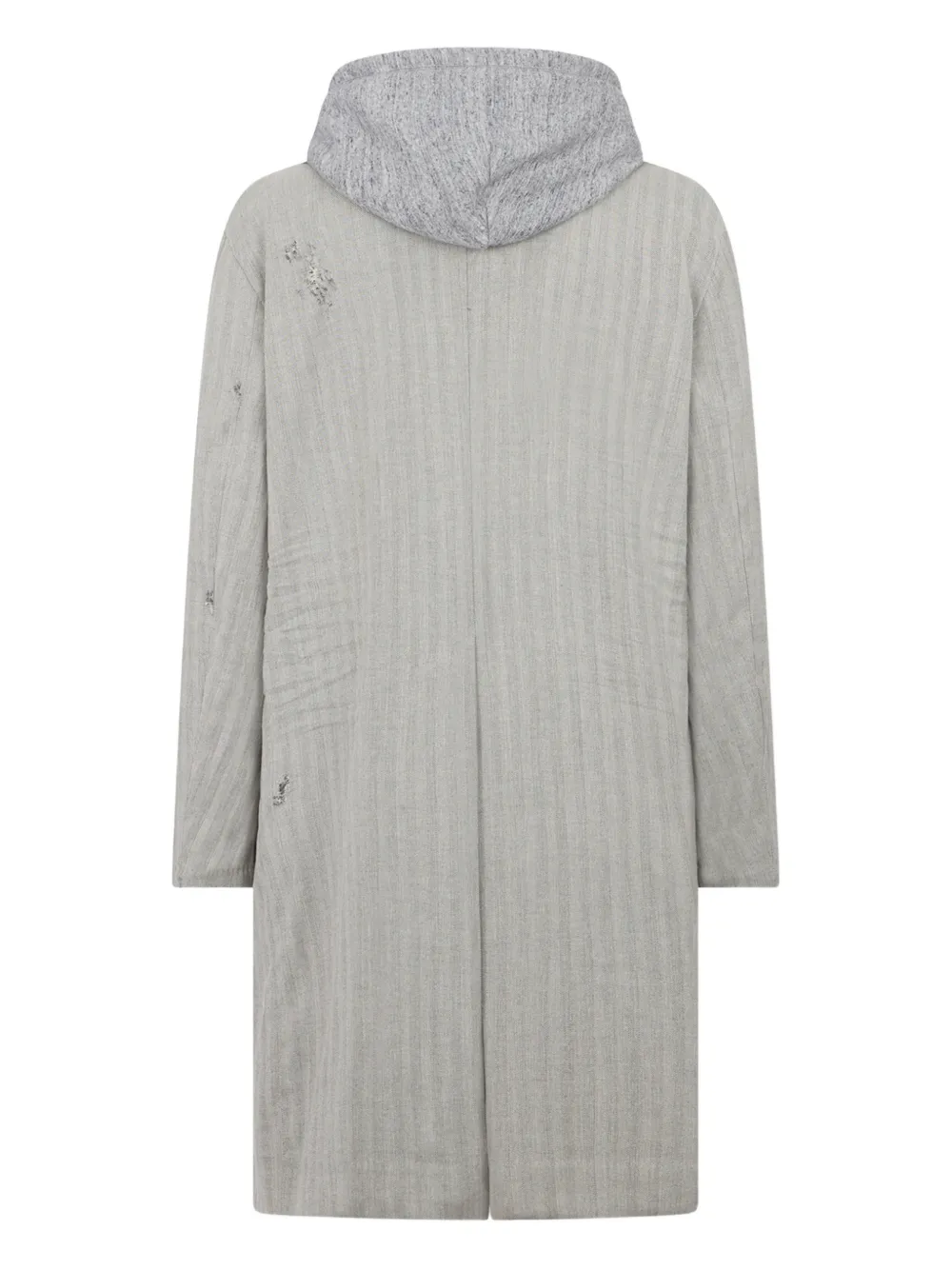 DSQUARED2 Gerafelde jas met capuchon Grijs