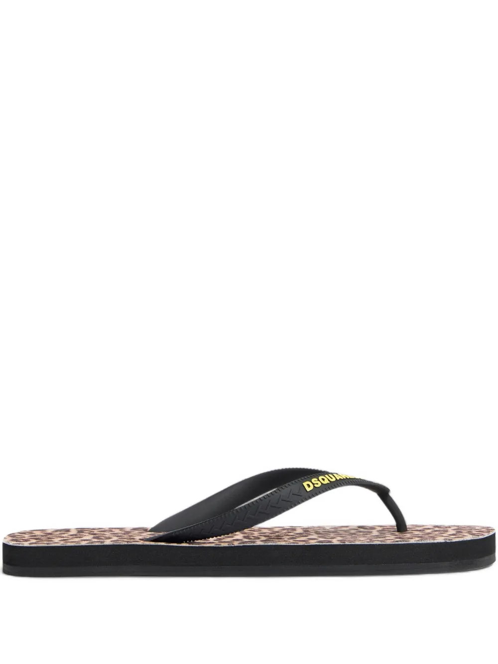 DSQUARED2 Teenslippers met logoprint Bruin