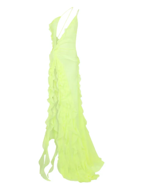 dsquared2 green dress Night Whisper Ivy Long | Farfetch