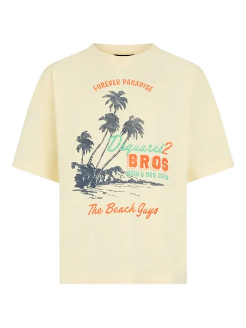 DSQUARED2 graphic-print crew-neck T-Shirt