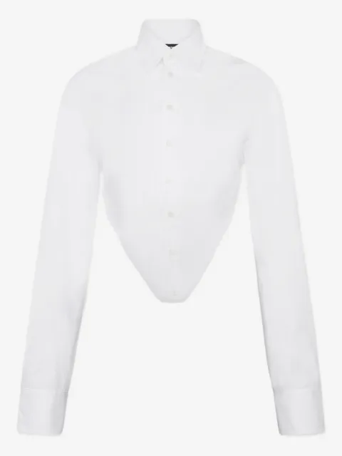 DSQUARED2 deep cut shirt