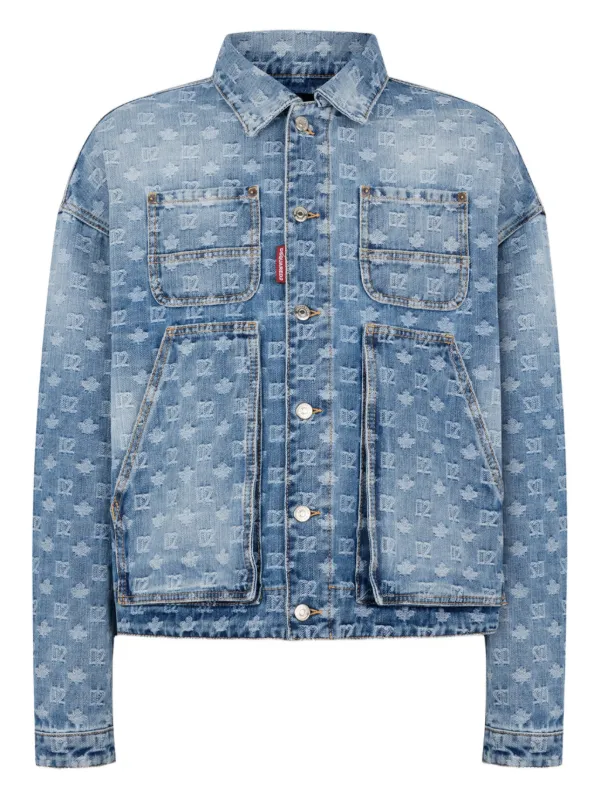 DSQUARED2 デニムジャケット | ブルー | FARFETCH JP