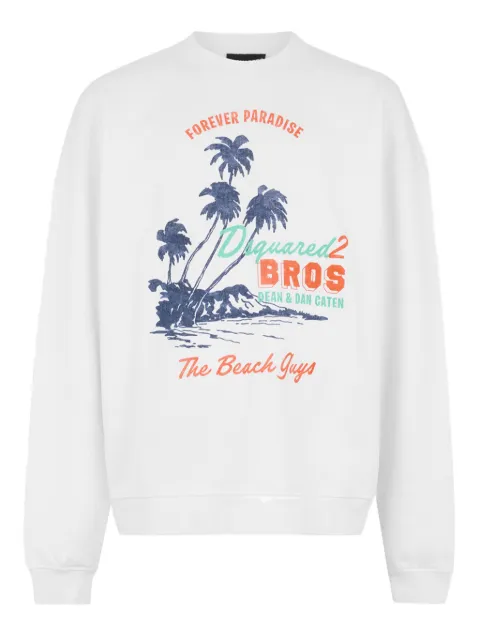 DSQUARED2 sudadera con estampado gráfico