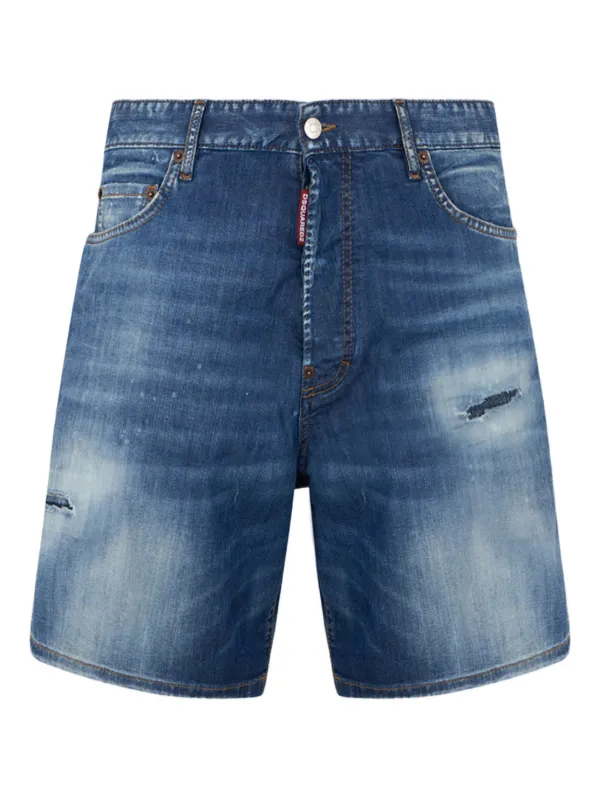 DSQUARED2 デニムショーツ | ブルー | FARFETCH JP