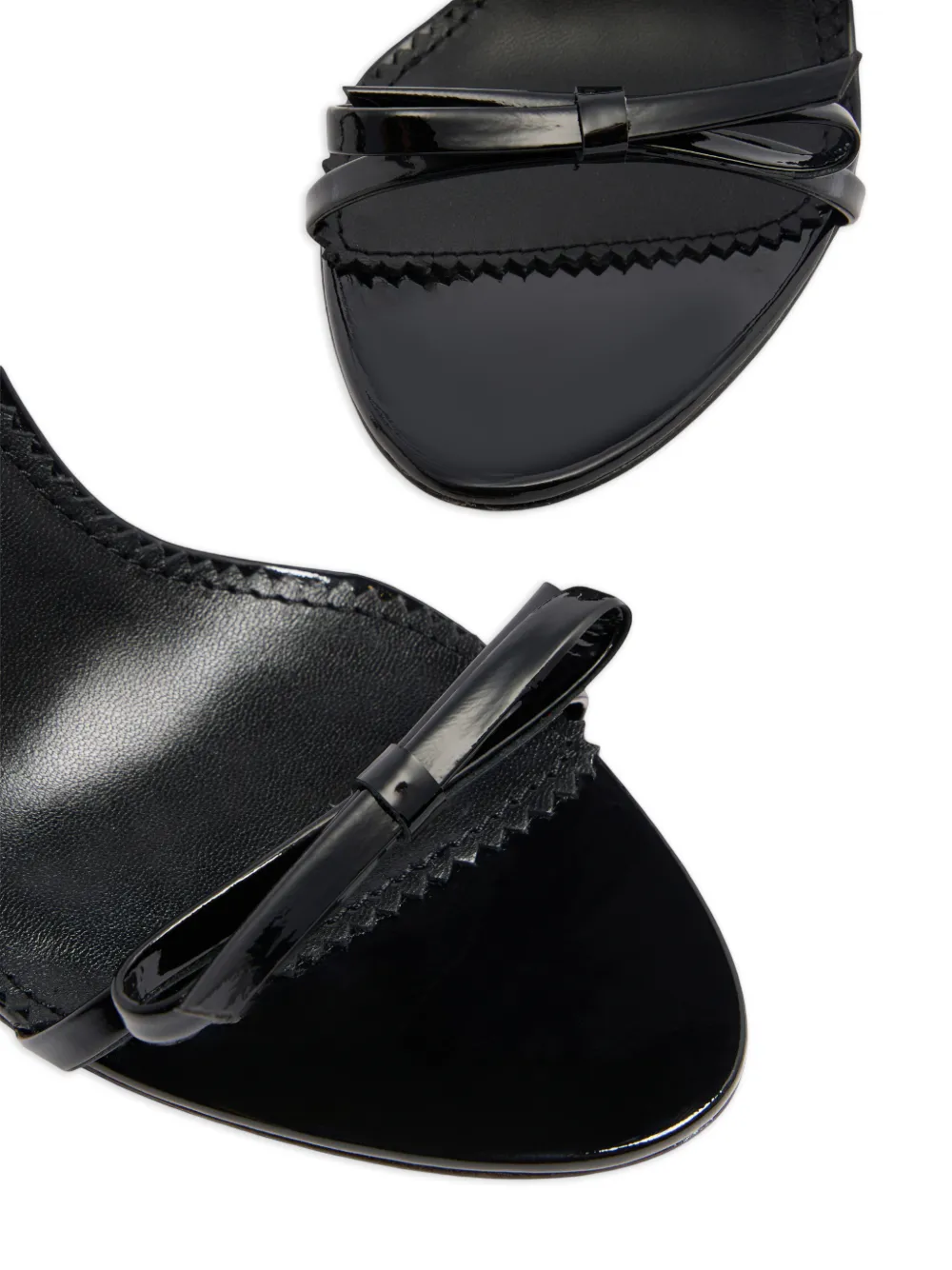 DSQUARED2 Sandalen met strik hak Zwart