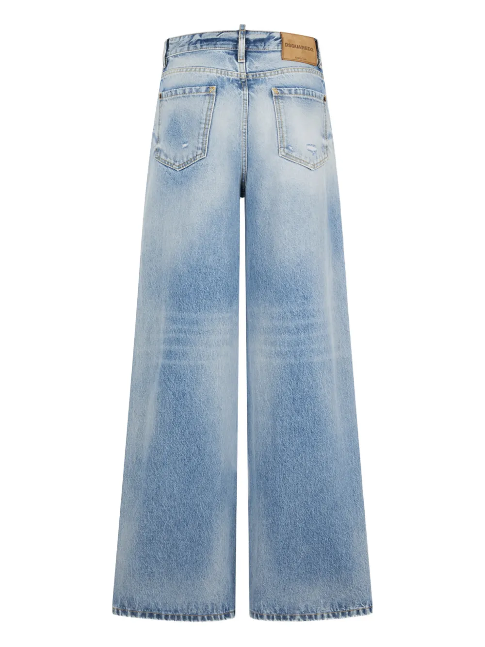 DSQUARED2 Jeans met logopatch - Blauw