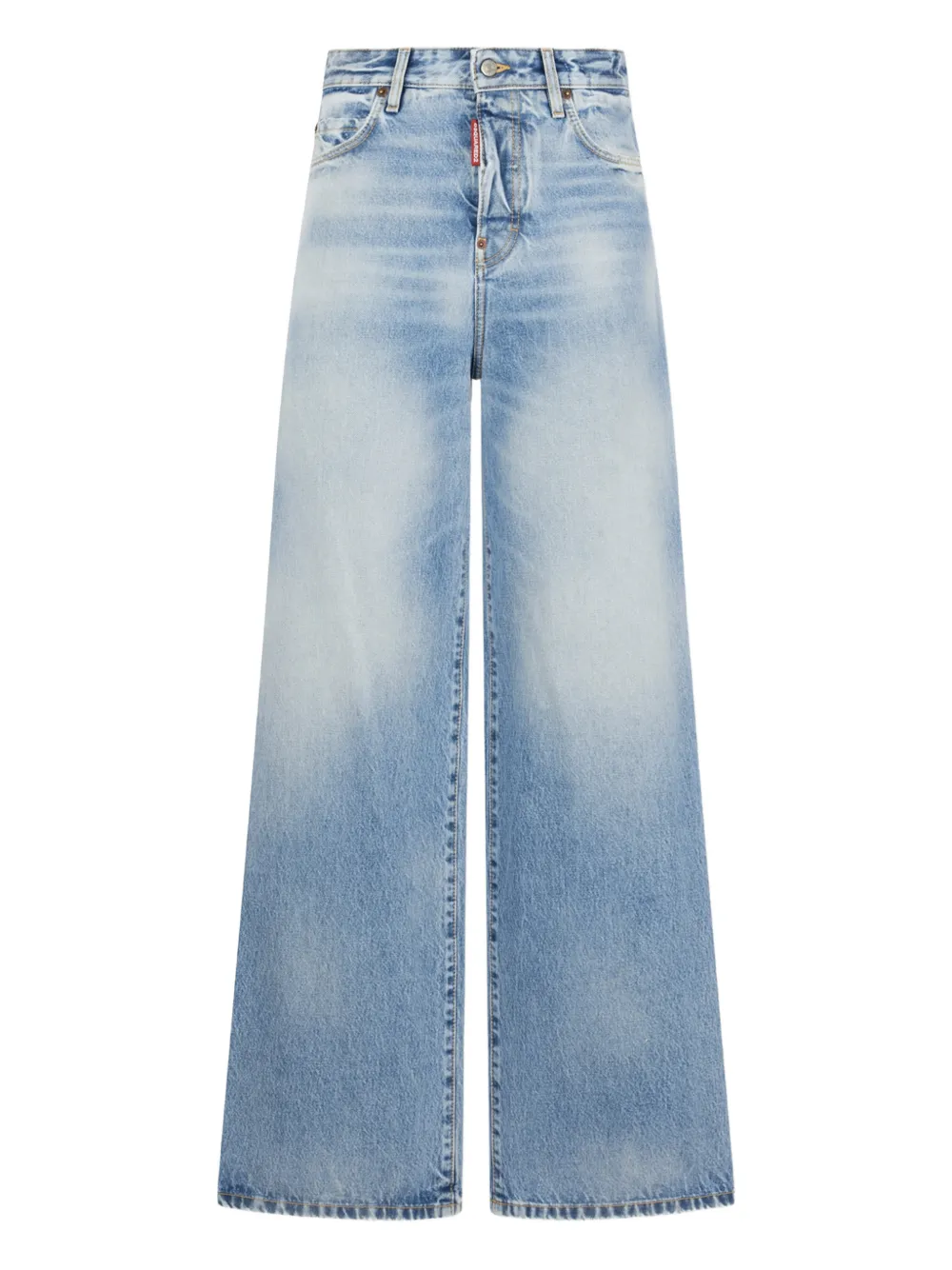 DSQUARED2 Jeans mit Logo-Patch - Blau