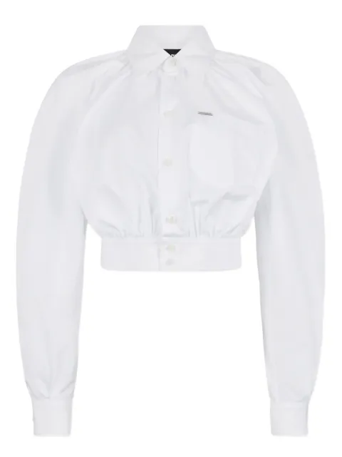 DSQUARED2 logo-plaque shirt