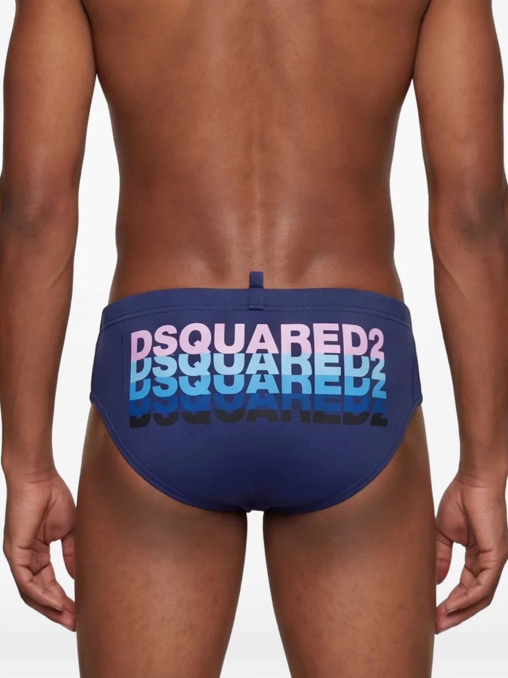 DSQUARED2 zwembroek met logo Blauw