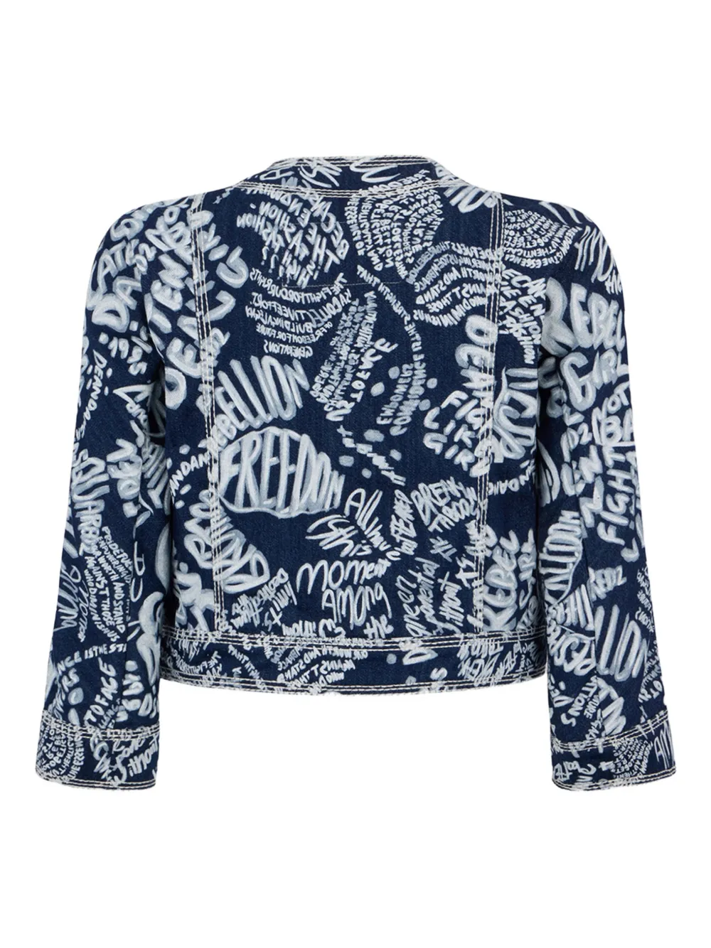 DSQUARED2 lettering-print denim jacket | Denim Jackets | Image 2