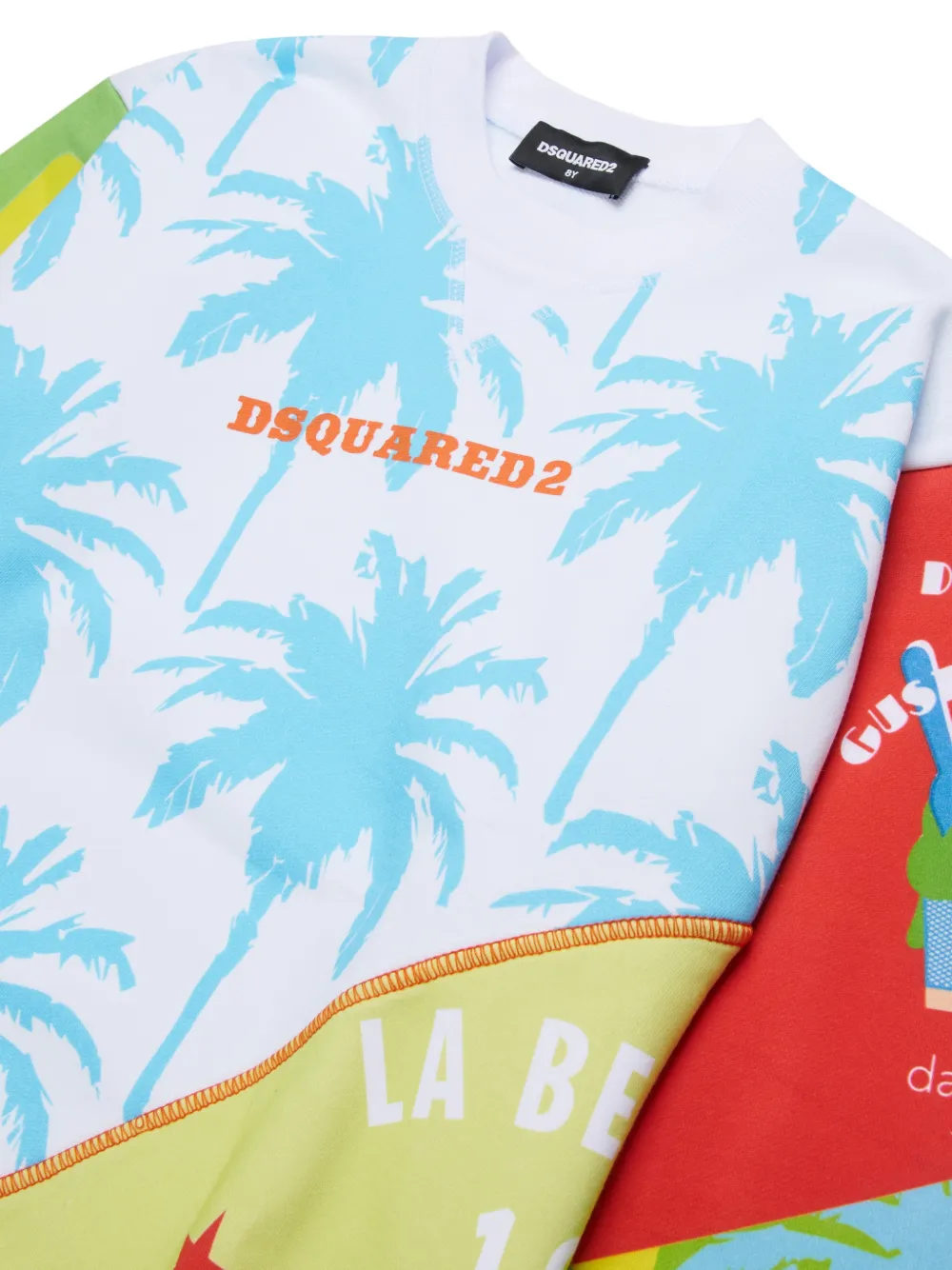  Dsquared2 Kids Graphic-print Sweatshirt - White 