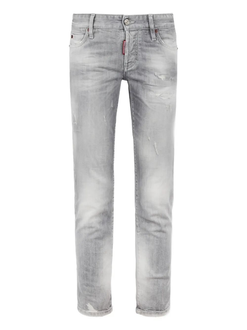 DSQUARED2 Jeans con applicazione logo - Grigio