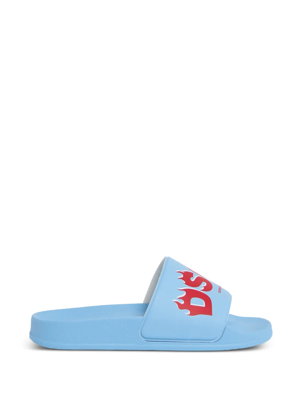DSQUARED2 KIDS Slippers met logodetail Blauw