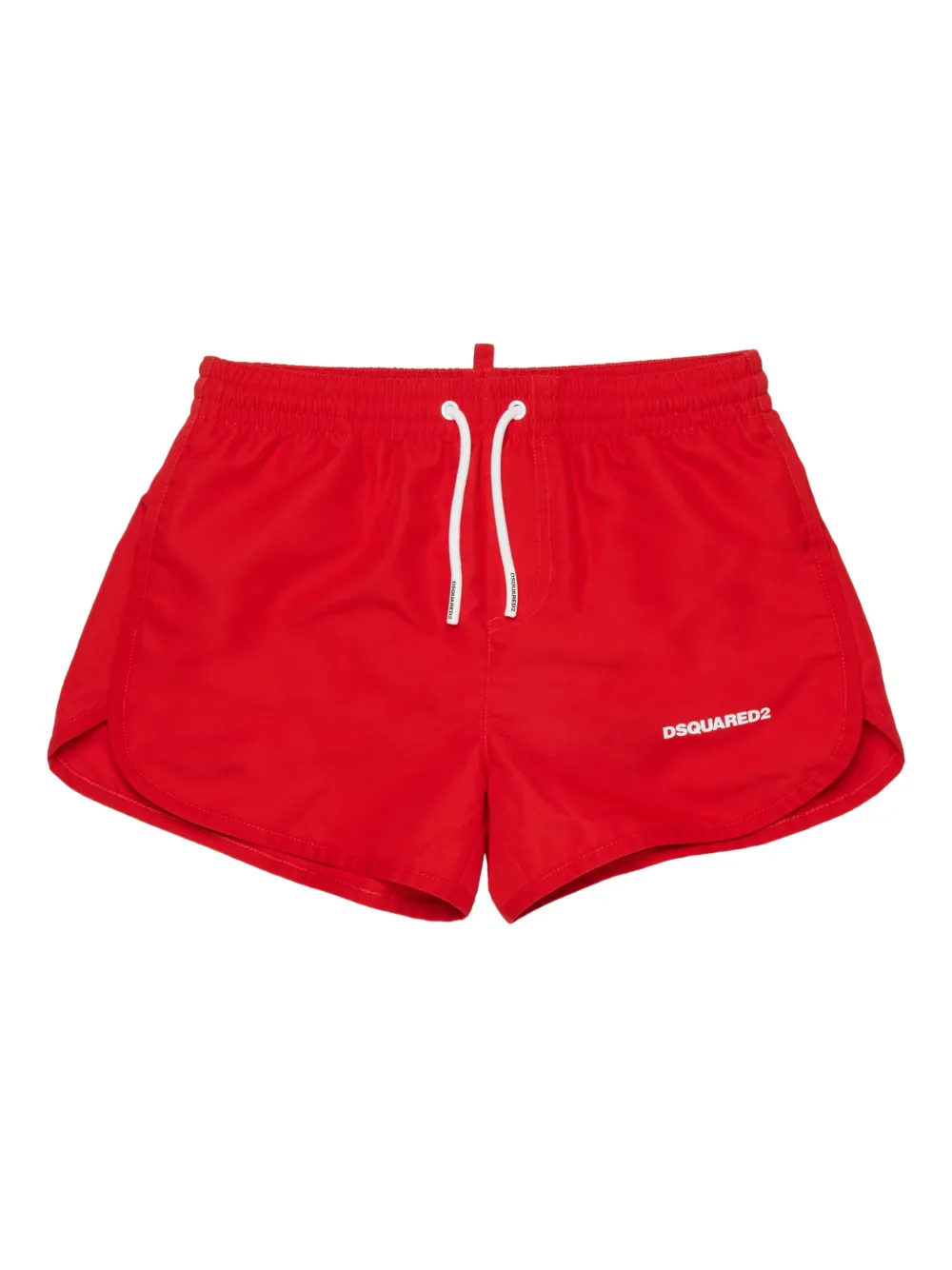 DSQUARED2 KIDS Costume da bagno con vita elasticizzata - Rosso