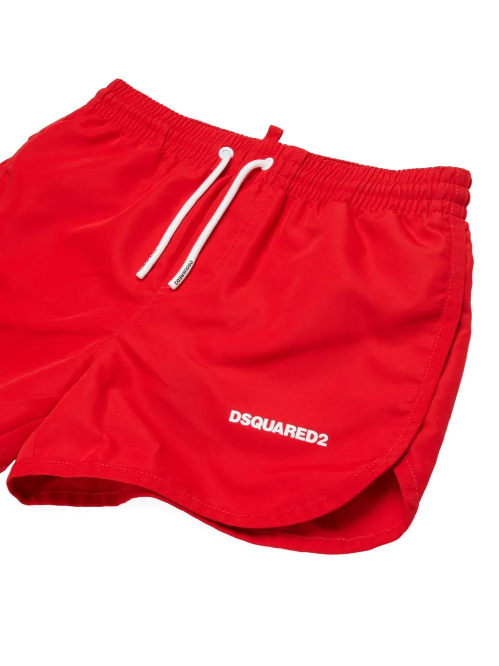 Elastic-Waistband Swim Shorts