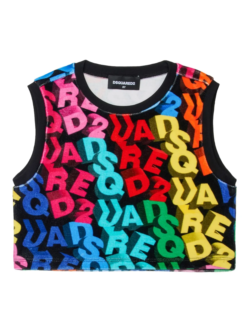 DSQUARED2 KIDS Top con stampa grafica - Nero