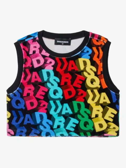 DSQUARED2 KIDS graphic-print top
