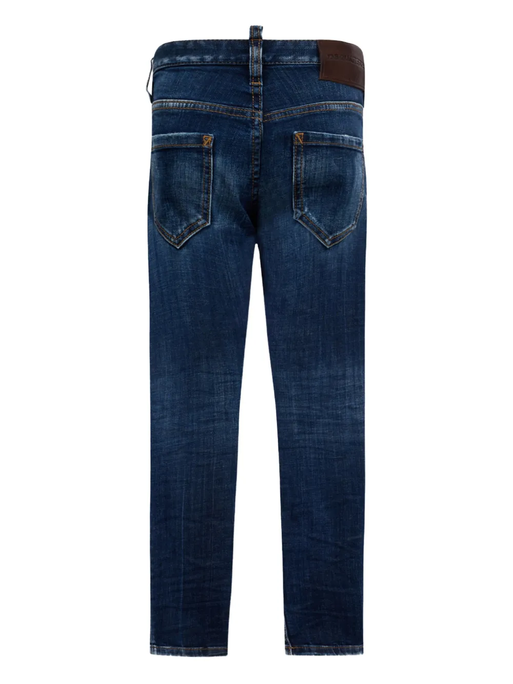 DSQUARED2 Gerafelde broek - Blauw