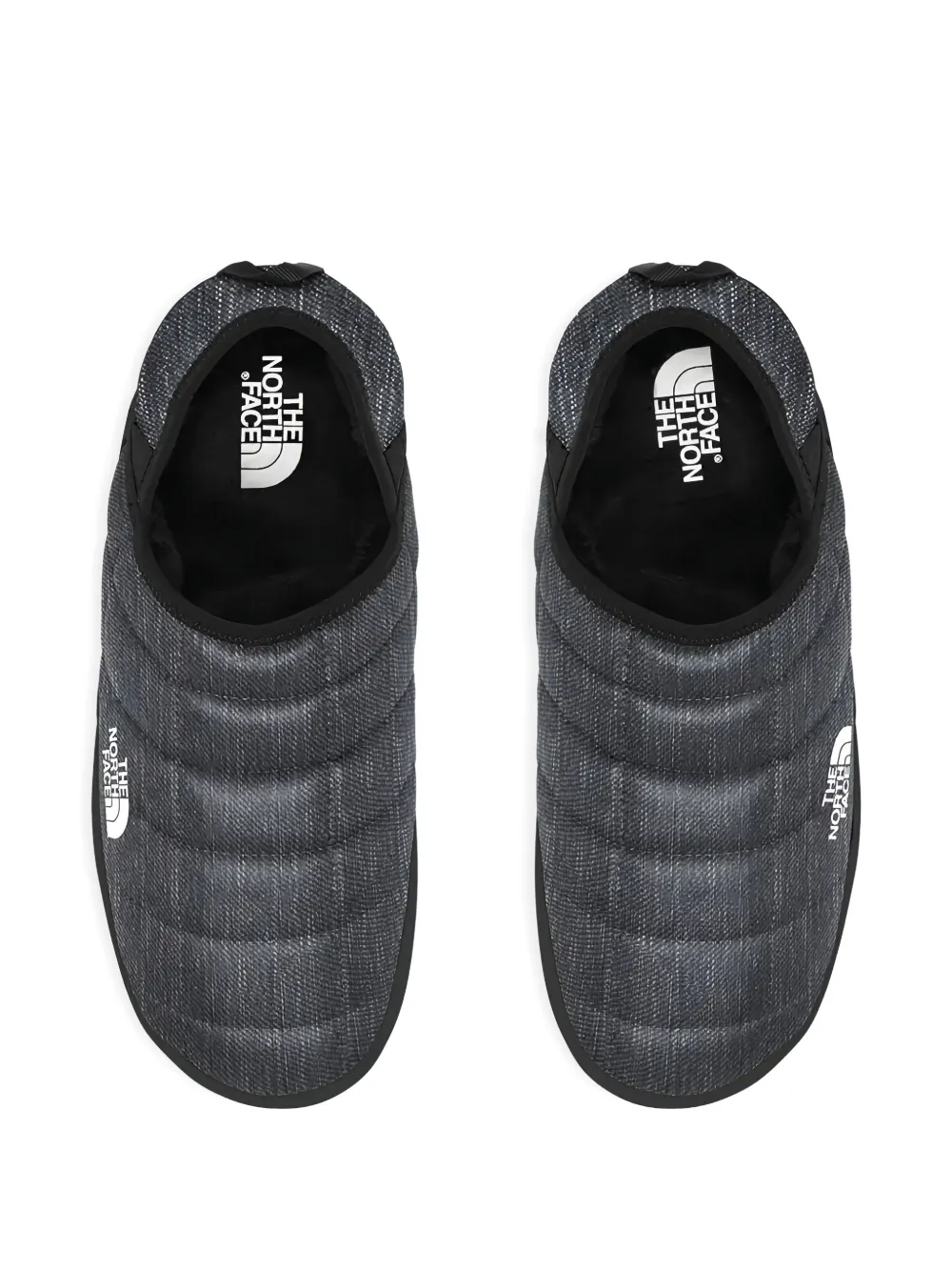 The North Face logo-print mules - Grijs