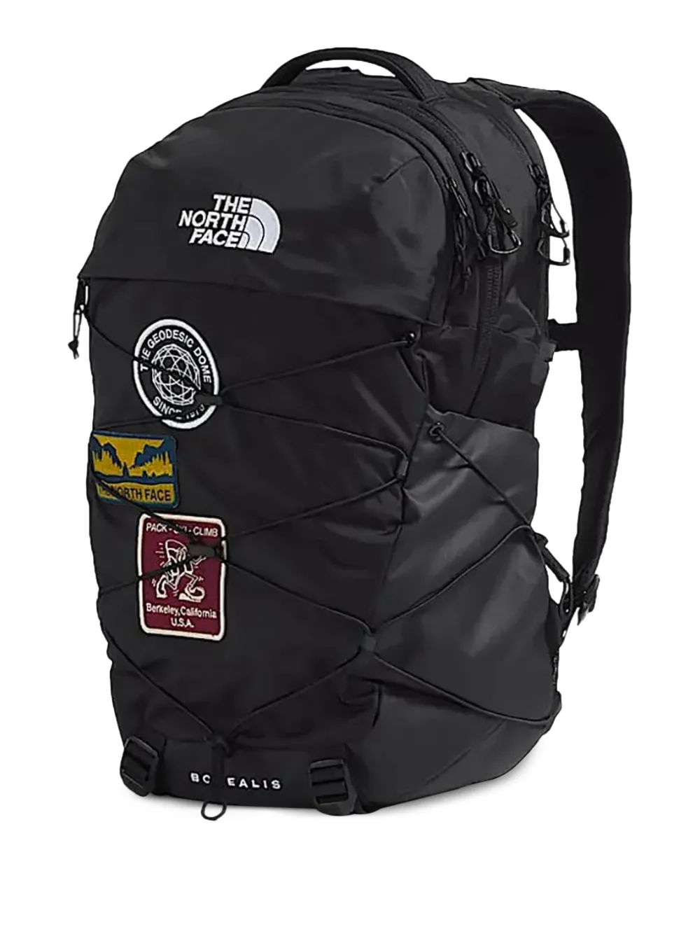 The North Face Borealis patch backpack | Black | Image 1