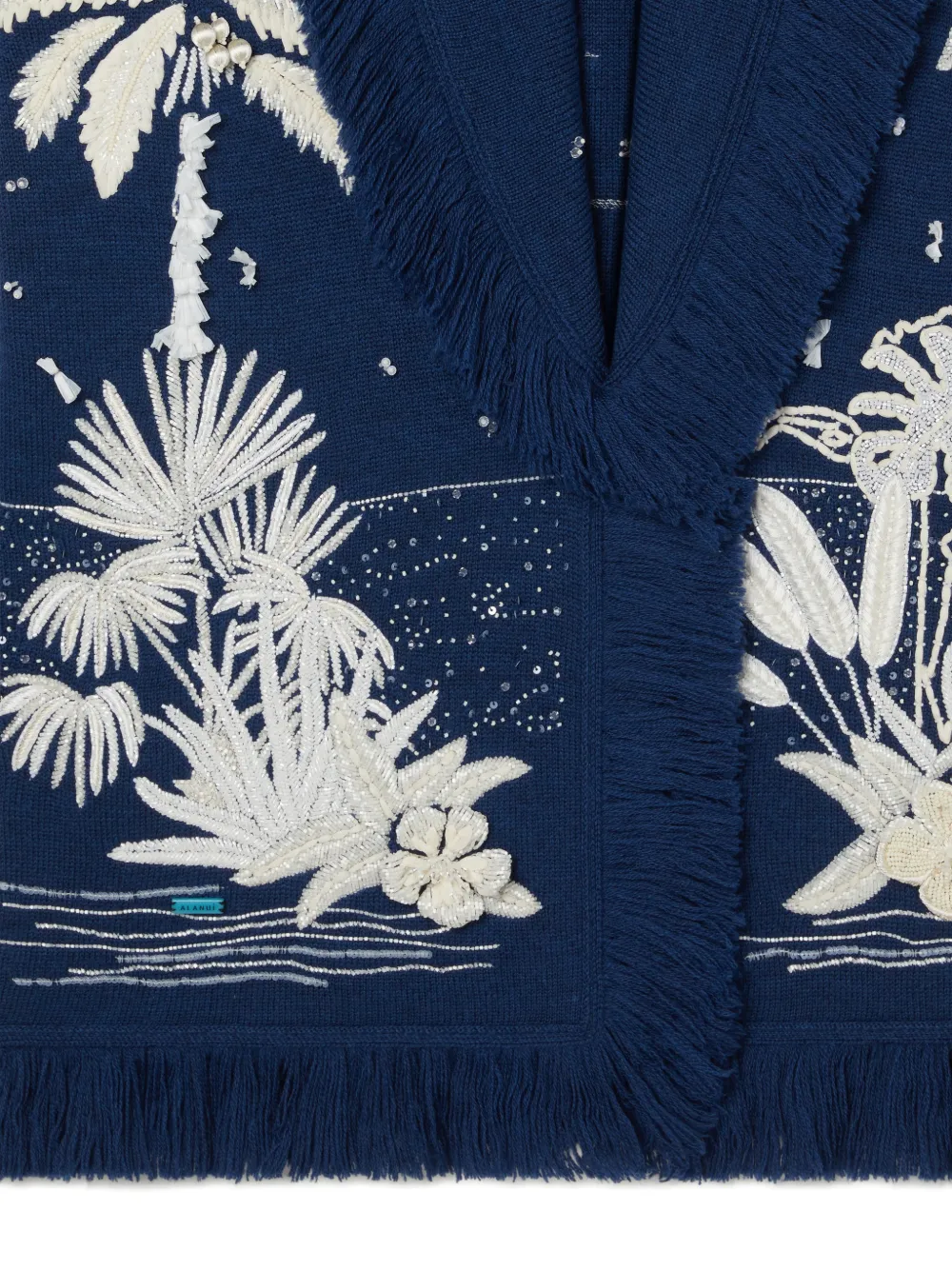 Alanui Postcard From Paradise vest Blauw