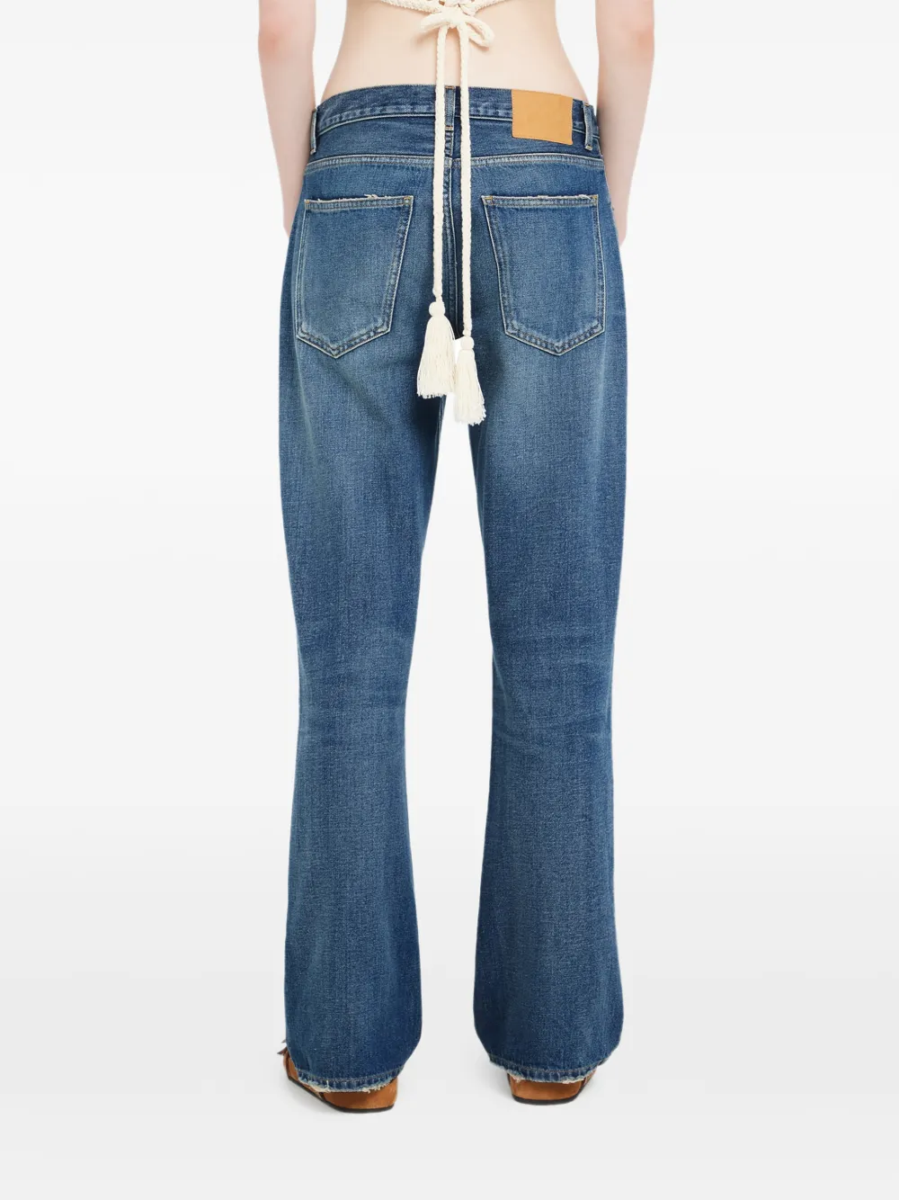 Alanui Blue Moon jeans Blauw