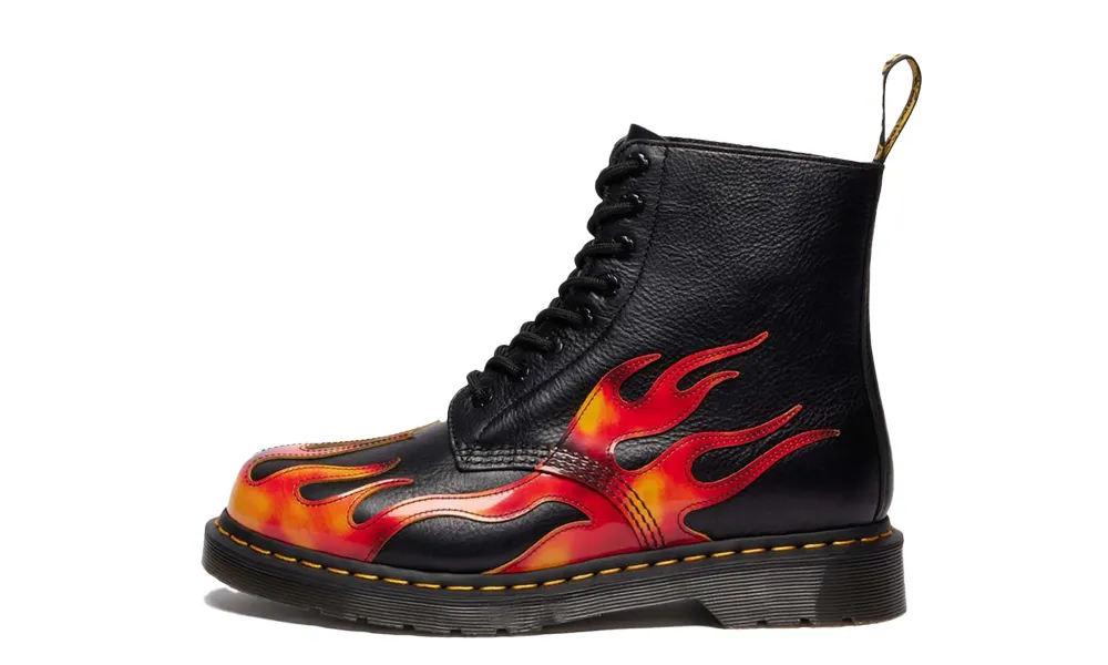 Dr. Martens 1460 Pascal Leather Boots In Black