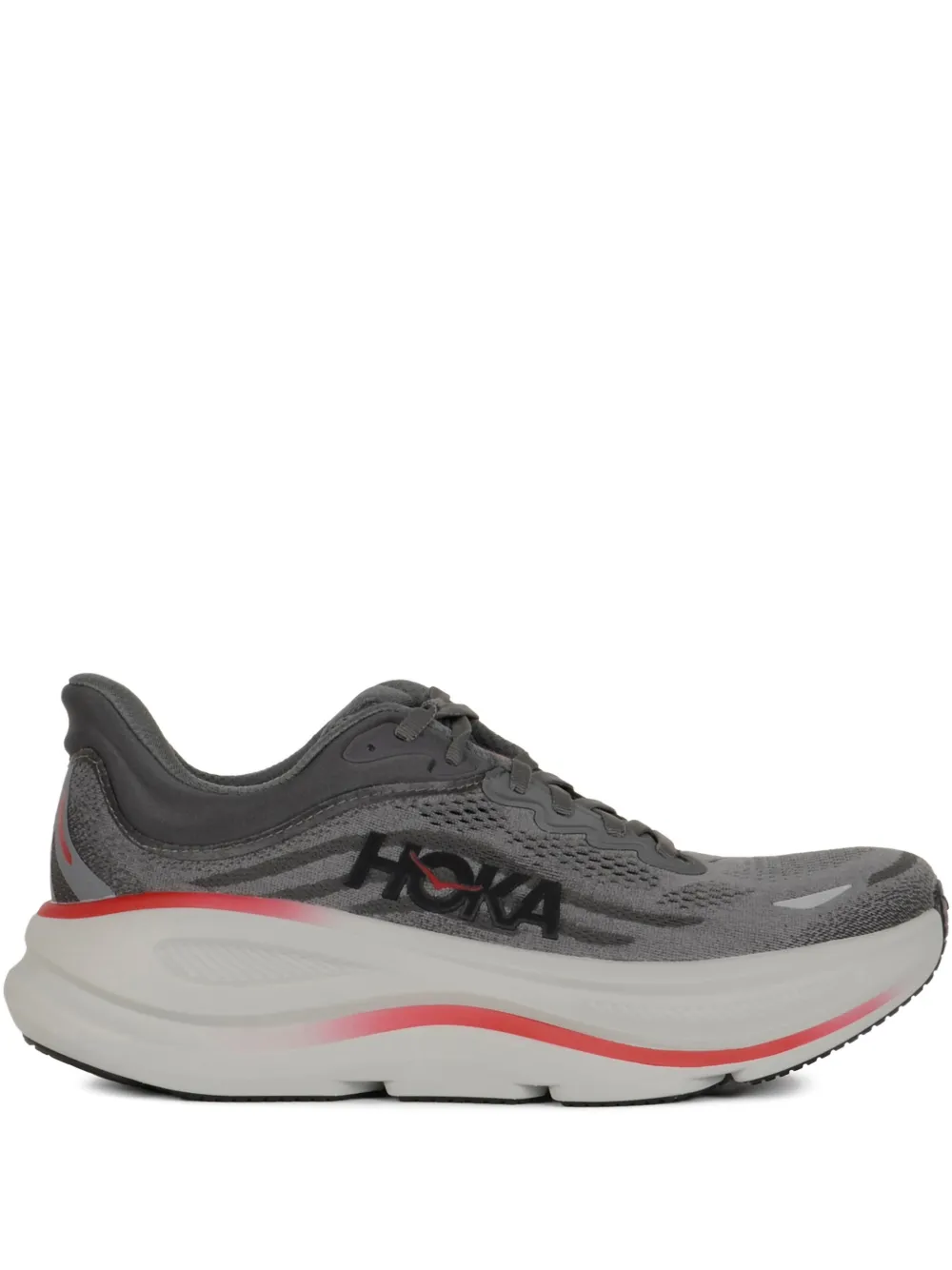 HOKA textured lace-up sneakers | Grey | Image 1