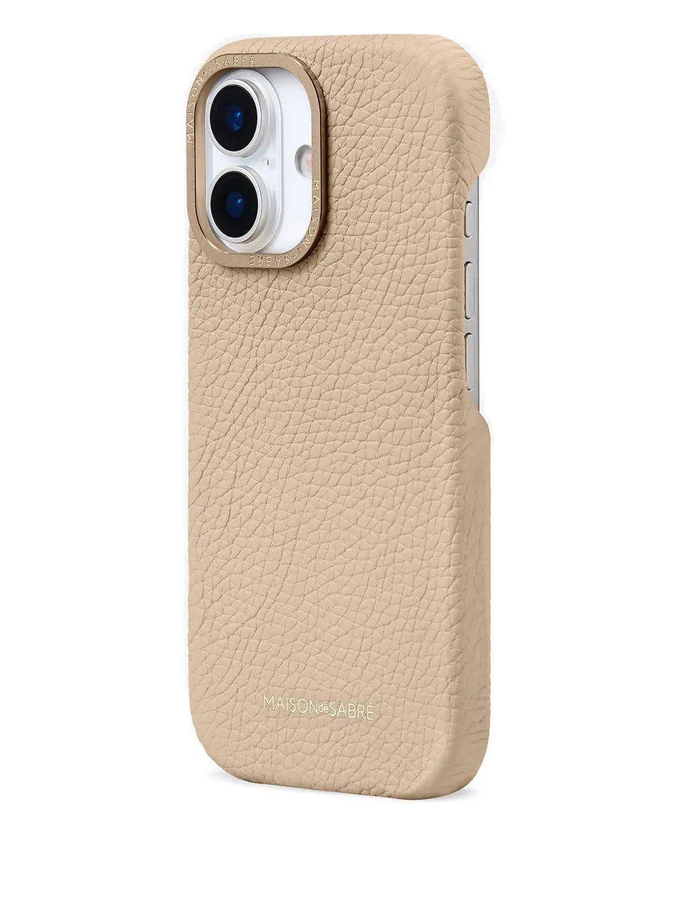 Maison De Sabre Logo-lettering Iphone 17 Case In Brown