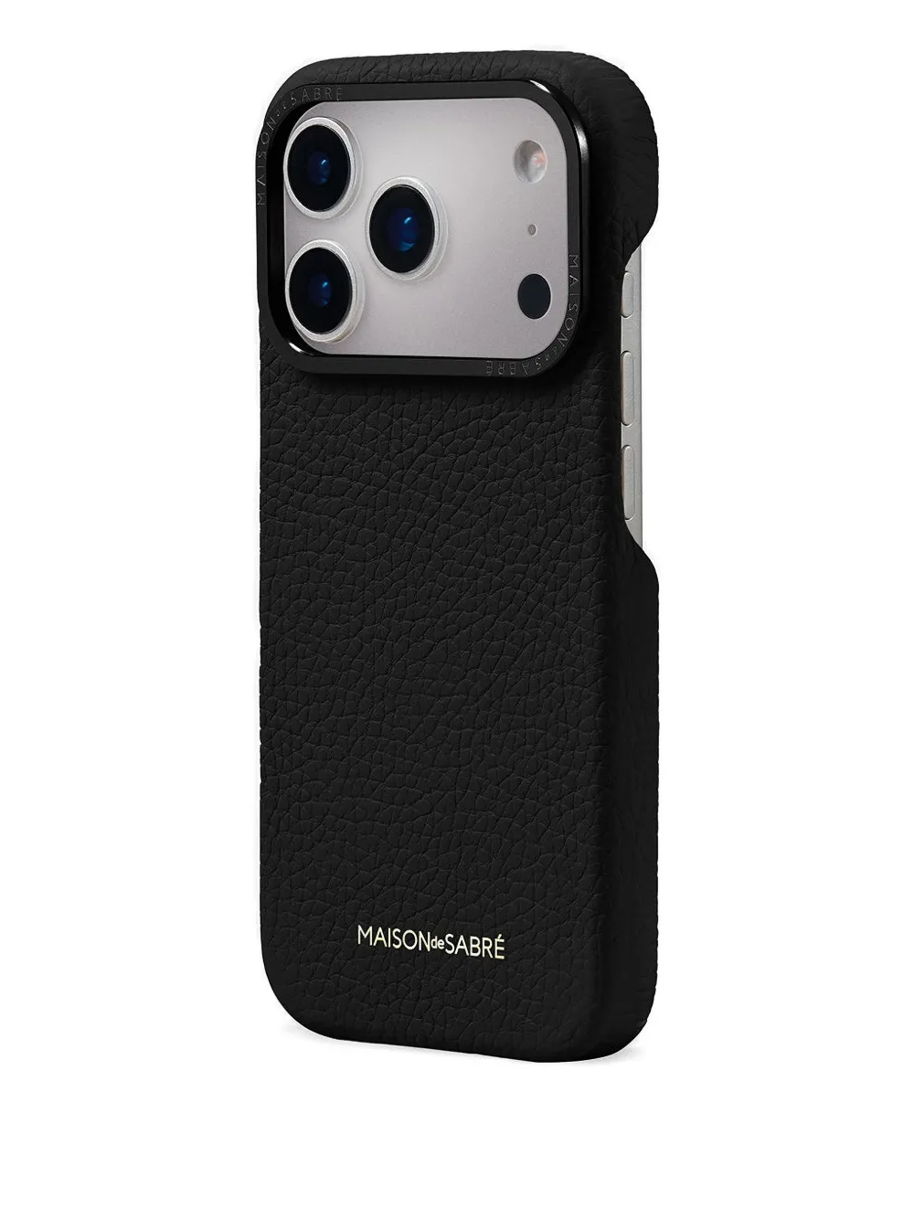 Maison De Sabre Logo-lettering Iphone 17 Pro Case In Black