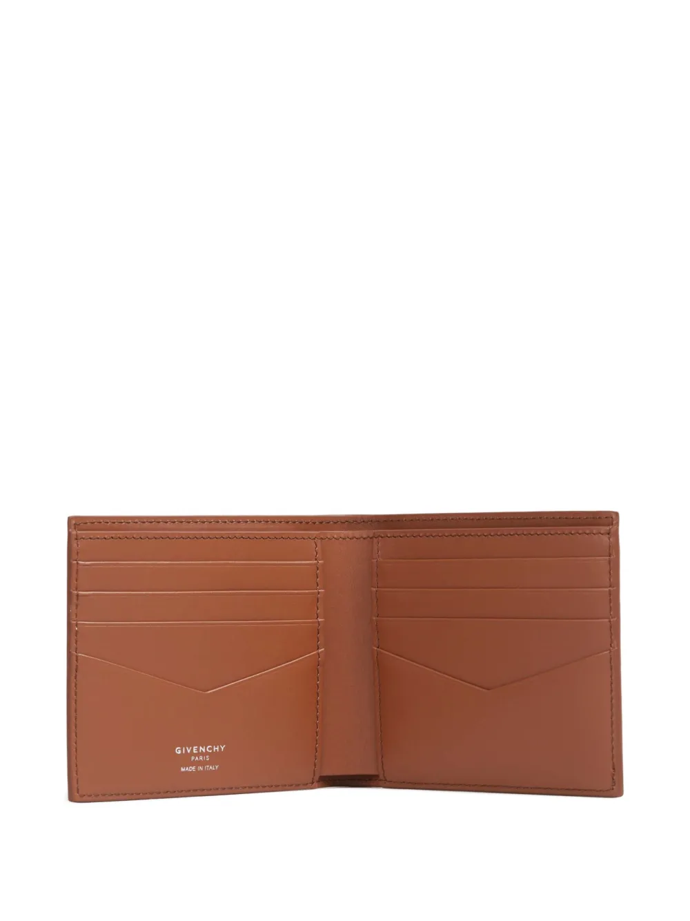 Givenchy Grained-leather Wallet In Brown