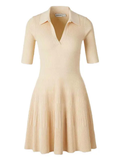 Simkhai pleated collared dress