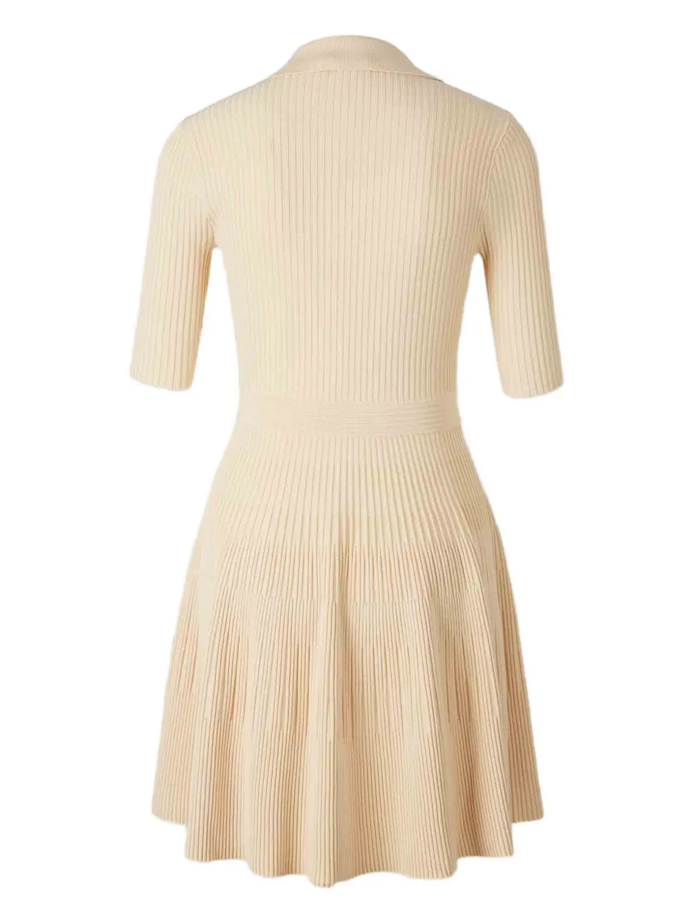 Simkhai pleated collared dress - Beige