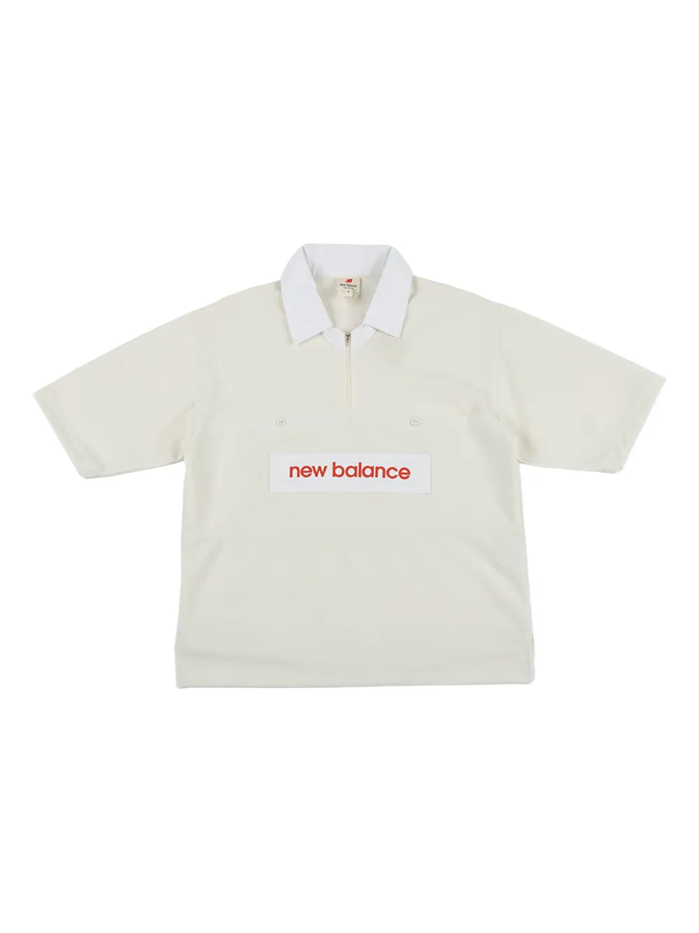 New Balance playera tipo polo con cierre | neutro | Image 1
