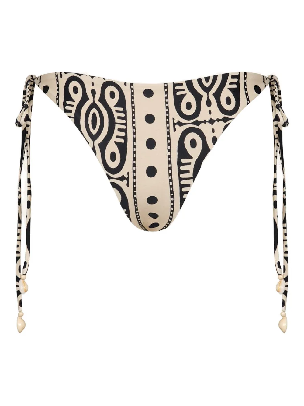 Johanna Ortiz Sagrado printed bikini bottom - Toni neutri