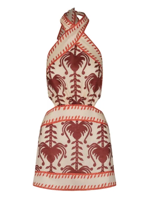 Johanna Ortiz Tide Strength halterneck dress