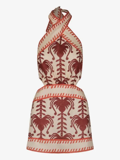 Johanna Ortiz Tide Strength halterneck dress